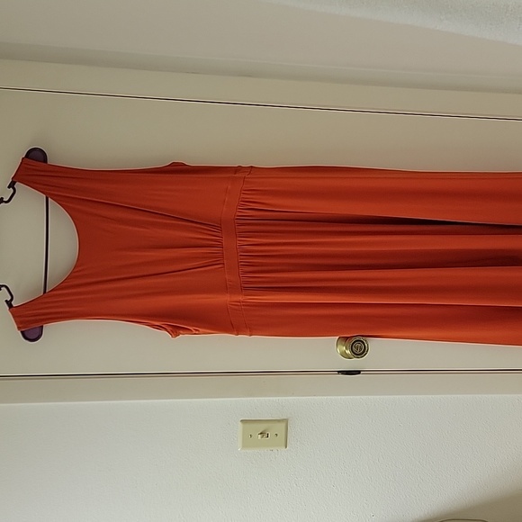 Boden orange jersey sundress euc! - Picture 9 of 10